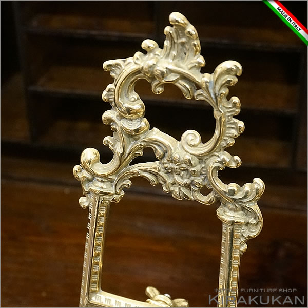 イタリア真鍮イーゼル特大2 イタリア製 真鍮 イーゼル 大型 メニュー