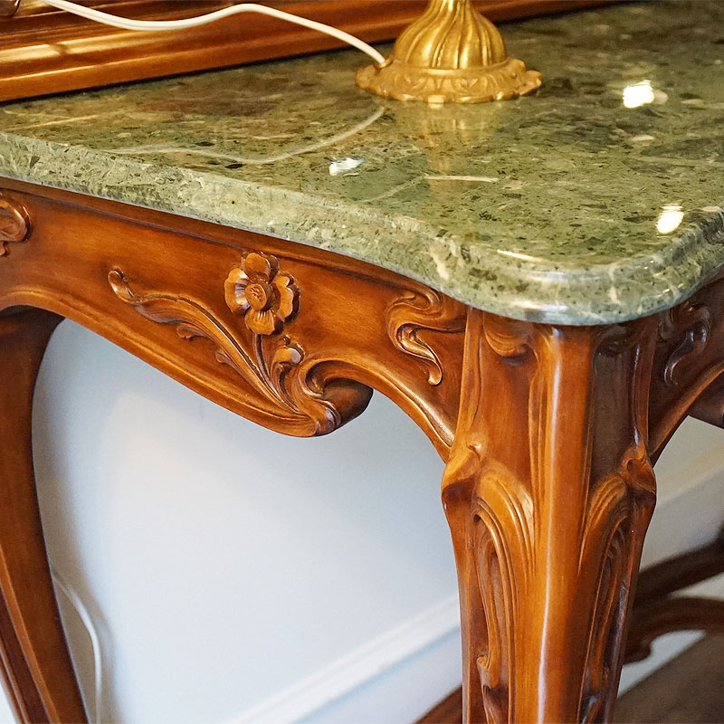 楽天市場】イタリア製 ミラー＆コンソールテーブル 大理石 天板