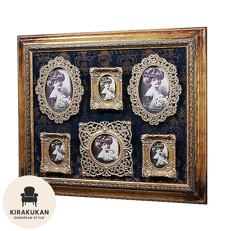 フランスアンティーク写真立てインテリアフォトスタンド赤ちゃんの写真入り