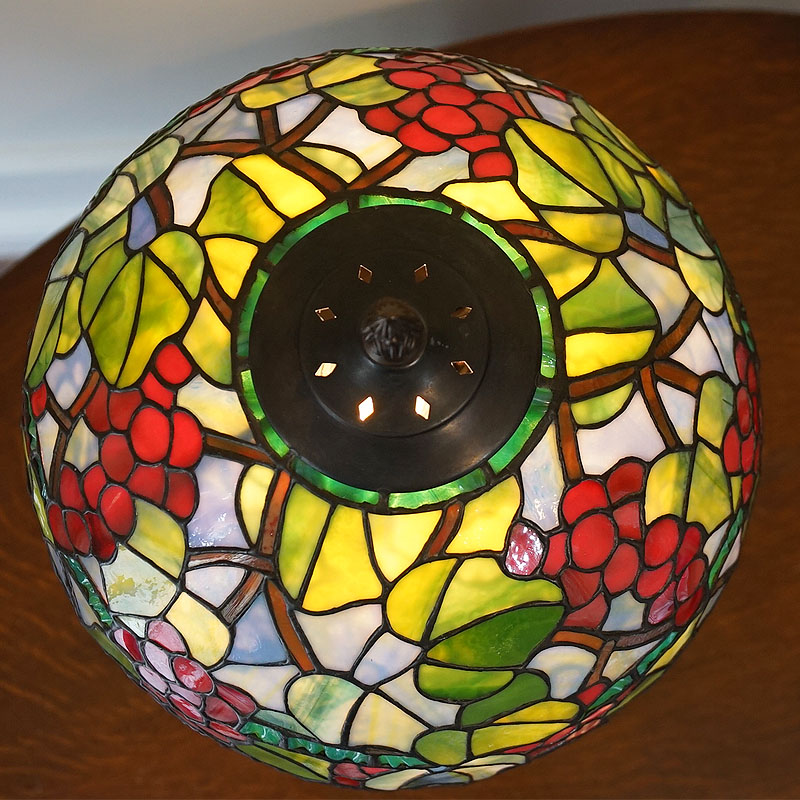 楽天市場】ステンドグラス ランプ 葡萄柄 ブドウ 限定品 シリアル