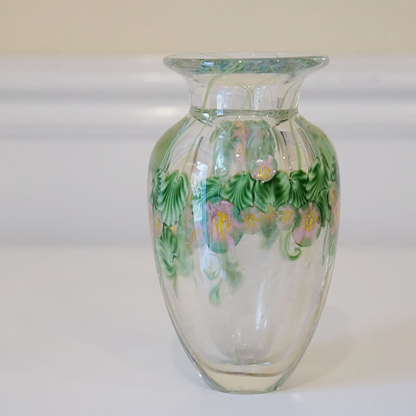楽天市場】輸入雑貨 ガラス花瓶 花 USA製 手作り おしゃれ花瓶