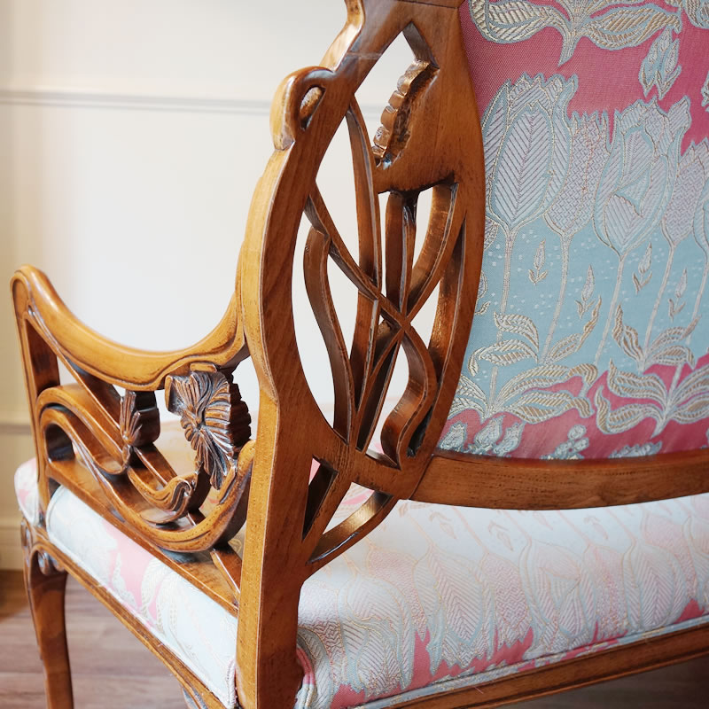 楽天市場】ヴィンテージ イタリア製 Medea メデア社 サロン 2人掛け