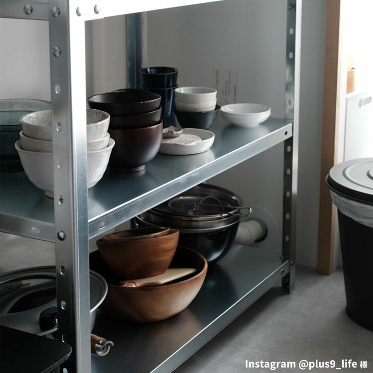 楽天市場】スチールラック スマートラック NSTR-724幅45×奥行30×高さ