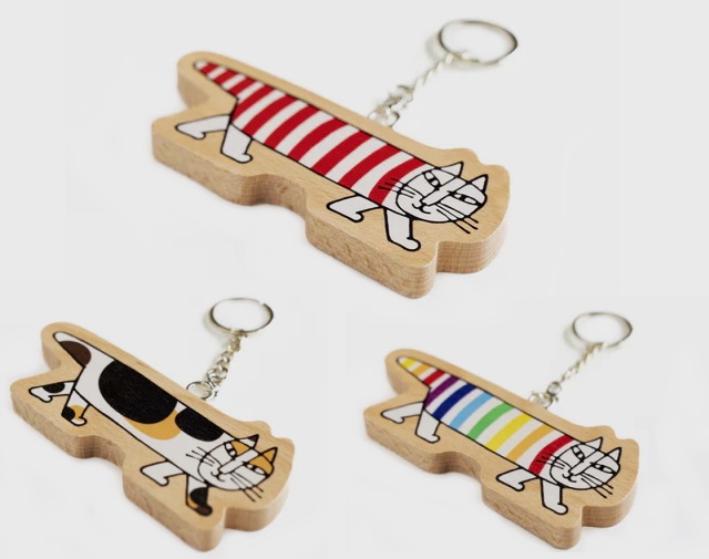 LASSEN アートワーク キーホルダー 6個セット