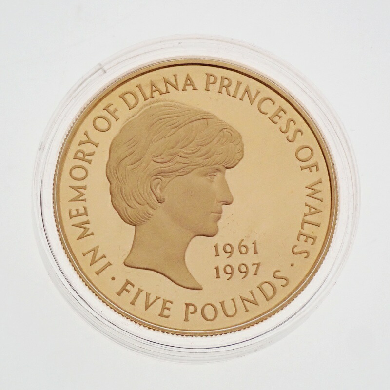 楽天市場】【中古】ダイアナ妃 追悼記念 K22 コイン プルーフ貨幣 5