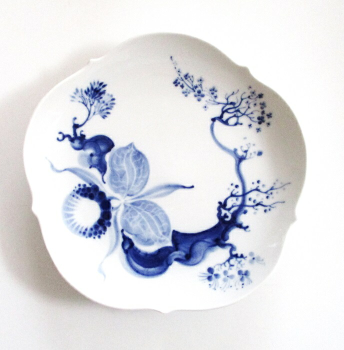 マイセン ブルーオーキッド 18cm プレート 23501