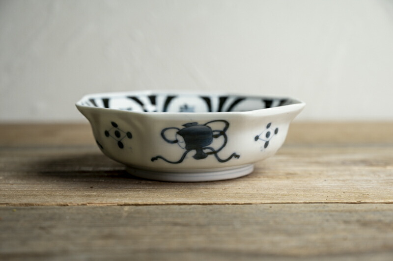 楽天市場】骨董○古伊万里染付馬文八角深皿○ W15cm | 江戸後期-19世紀