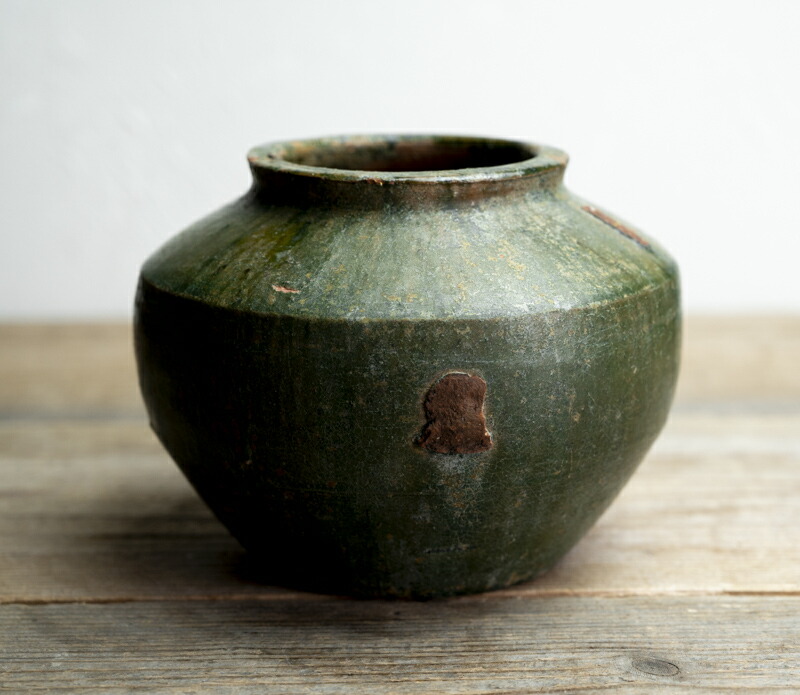 中国 漢緑釉 銀化 穀物倉 C 9229 中国 漢緑釉 銀化 穀物倉 C 9229 中国