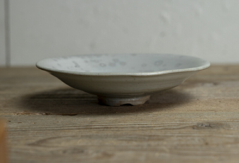 李朝 磁器 骨董品 朝鮮美術 陶磁器 | 李朝白磁染付辰砂枝菊文丸壺