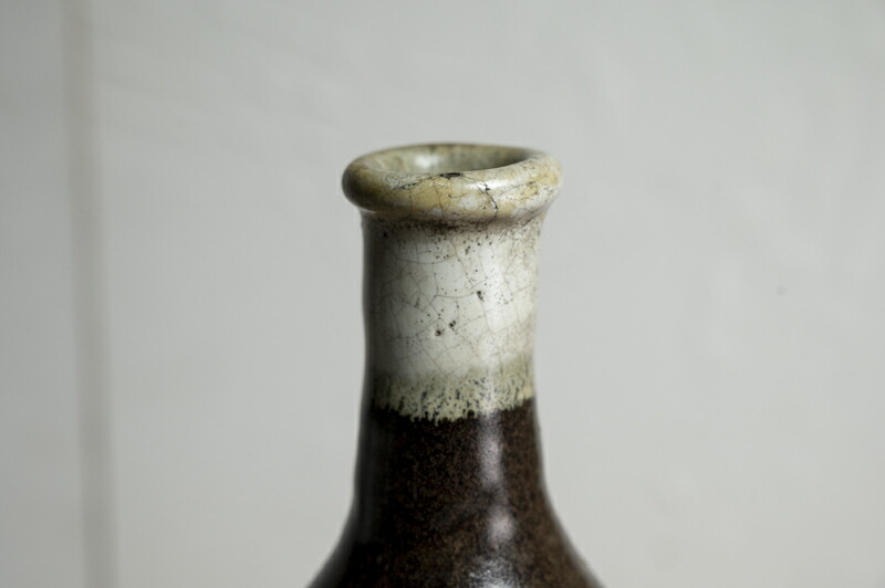 経年80年以上 古唐津 朝鮮唐津 唐津焼 徳利 酒器 陶器 焼物 一輪挿し