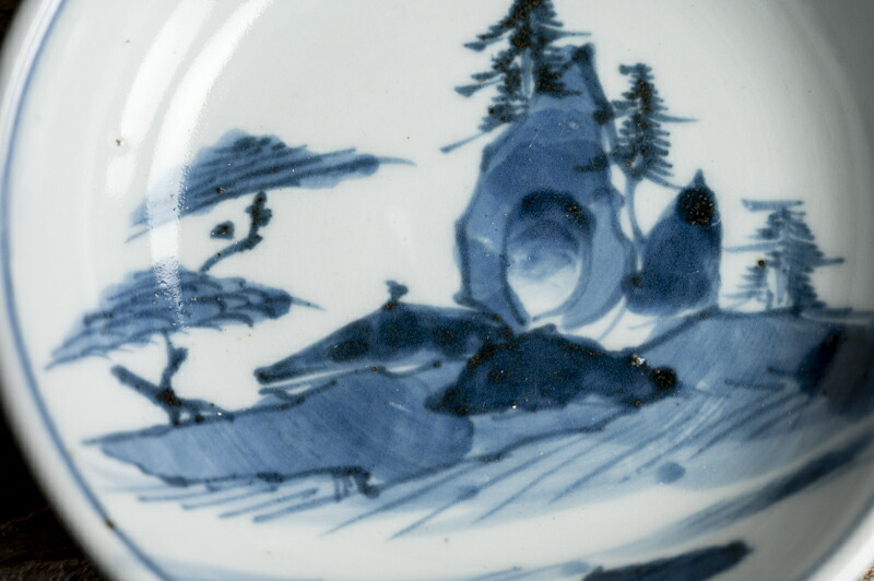 楽天市場】骨董○古伊万里染付山水文深皿○ | 江戸後期-19世紀頃