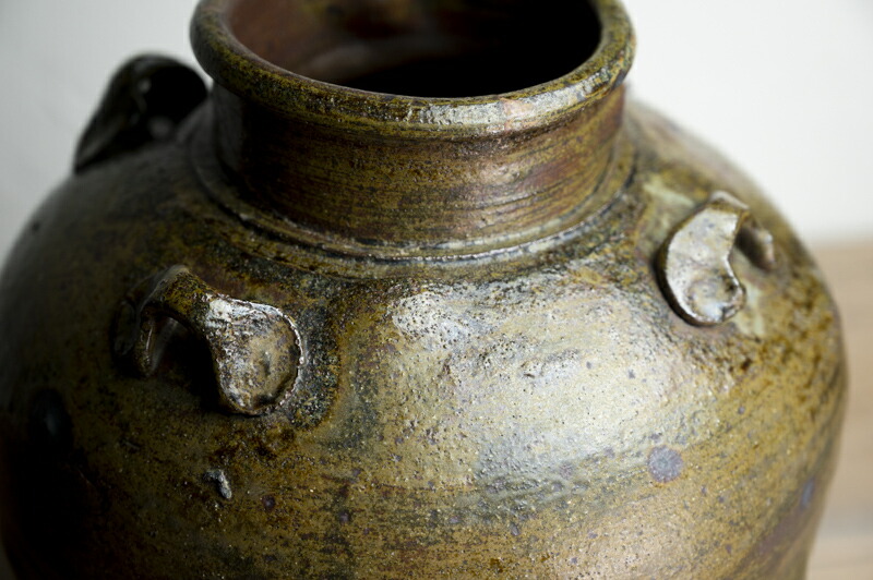 楽天市場】骨董○古唐津四耳壺○ | 江戸前期-17世紀頃 | 口に修理あり