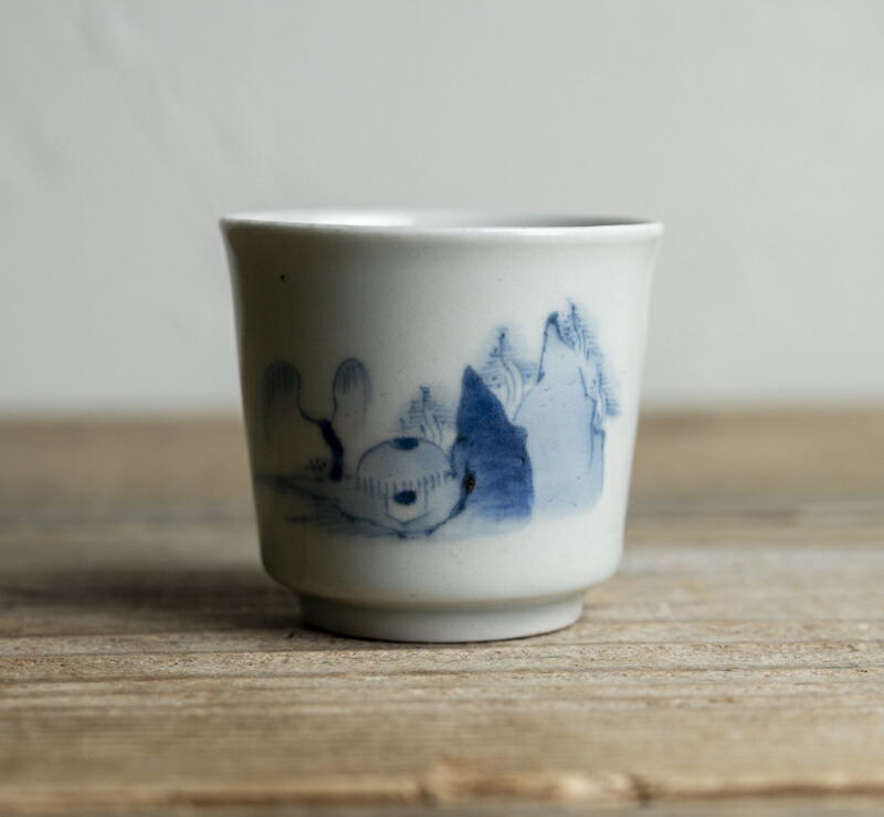 骨董 蕎麦猪口5客 骨董 蕎麦猪口5客