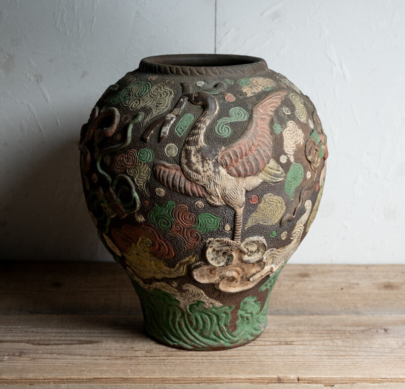 青銅器 壺 骨董品 4点 天女図【青銅壺】買取実績｜日晃堂