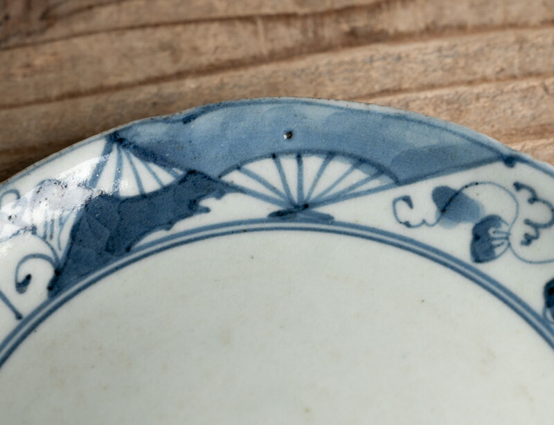 古美術骨董品 初期伊万里 染め付け花柄 幅21cm 江戸前期 楽天市場