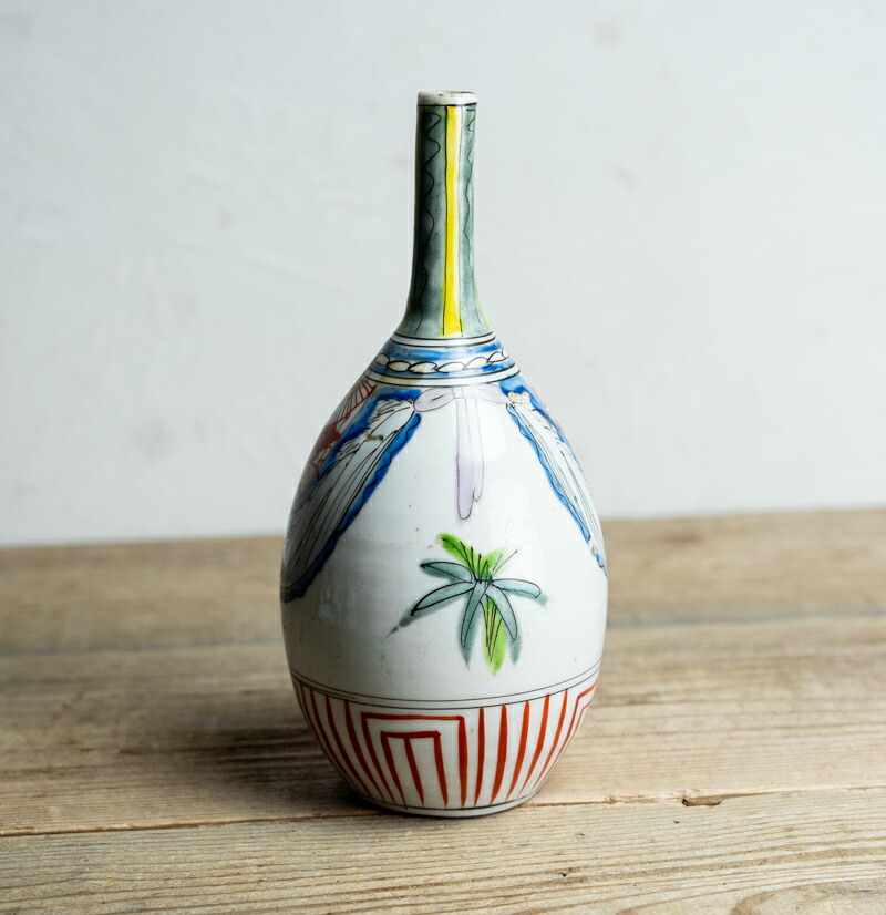 楽天市場】骨董○古伊万里色絵御神酒徳利○H22.6cm / 大型 | 江戸後期