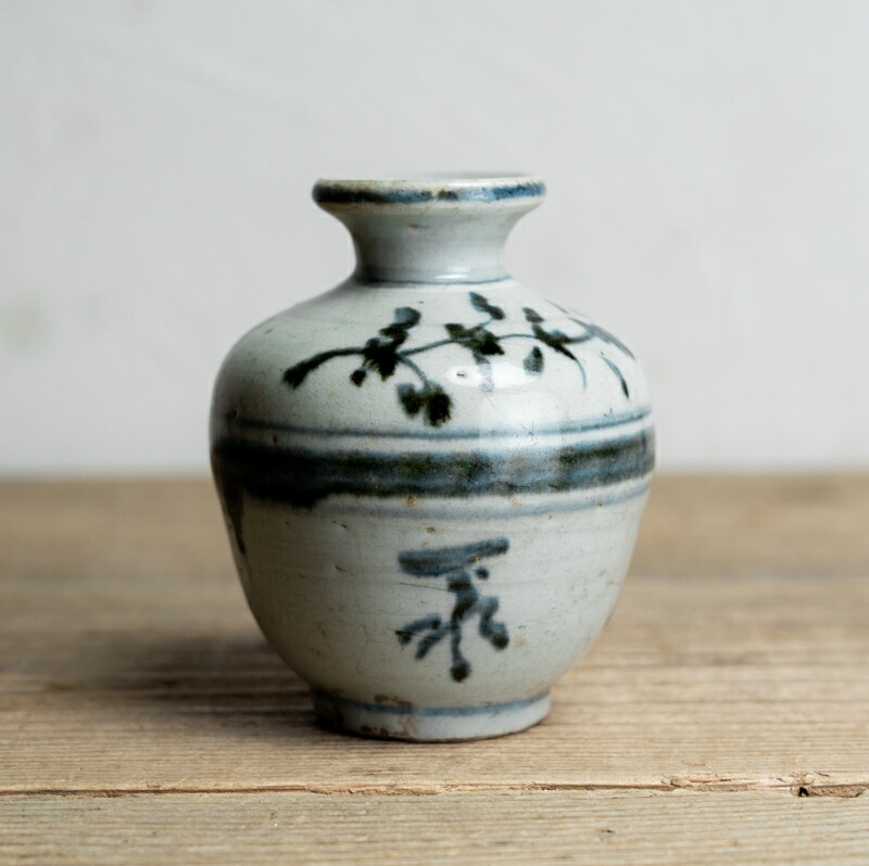 ♢中国 古陶磁 呉須染付 壺 瓶 アンティーク骨董品コレクション 2025年