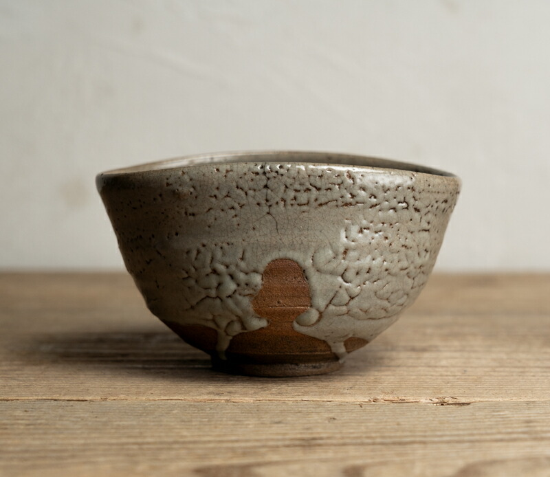 茶道具神懸焼馬盥形お茶碗明治時代初期楽焼骨董品、美術品
