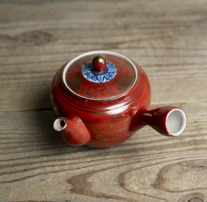 楽天市場】骨董○九谷焼赤絵急須○九谷永楽 | 明治大正頃-19世紀頃