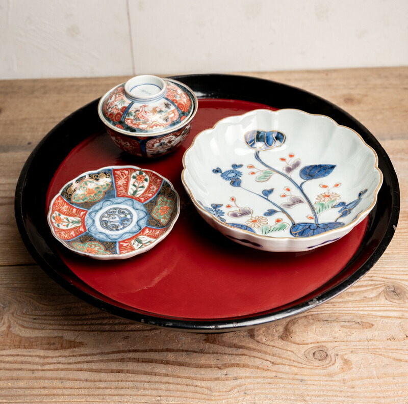 楽天市場】骨董○漆塗り丸盆○古道具 | 明治時代頃-19世紀頃 | 漆器