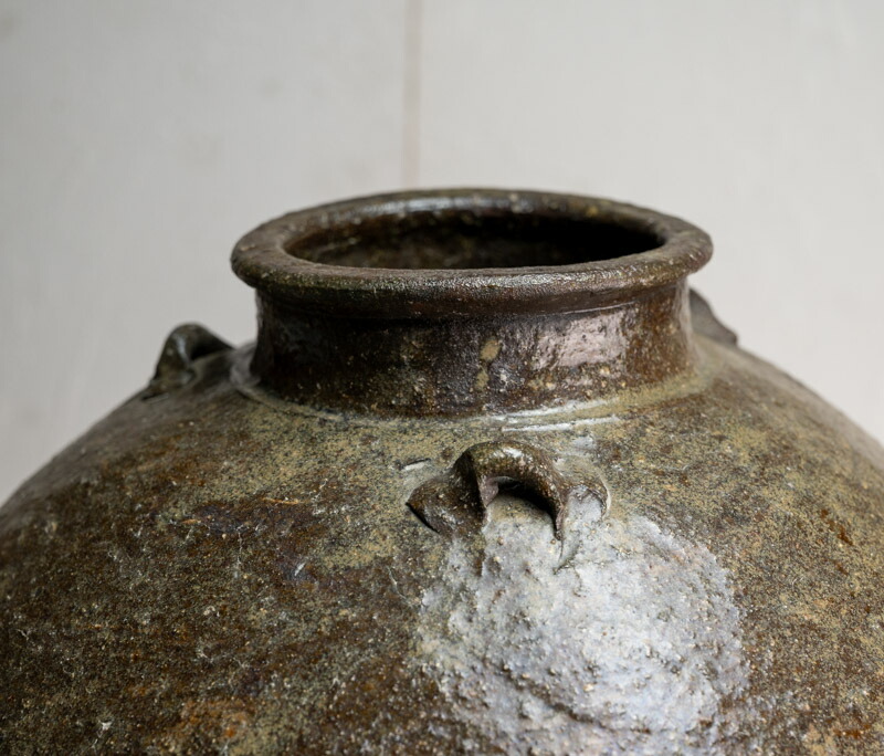 楽天市場】骨董○古丹波三耳壺○葉茶壷 / 丹波焼 | 江戸初期-17世紀頃