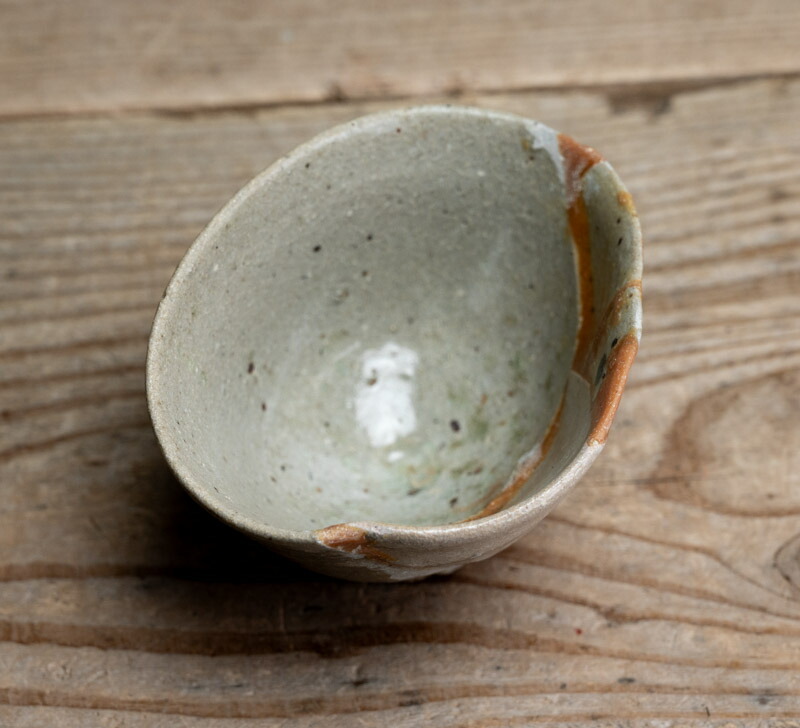 楽天市場】骨董○無地唐津ぐい呑み○古唐津 / 発掘修復品 (呼継品