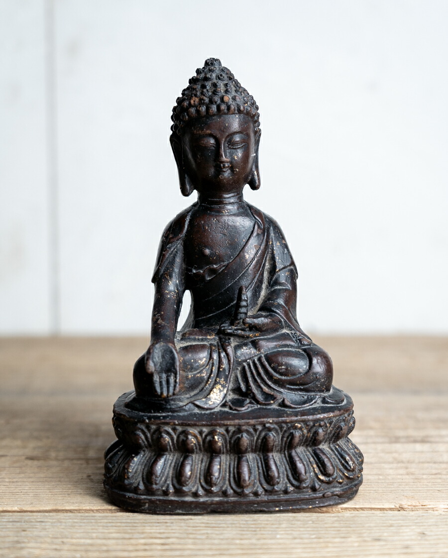 ♢中国 唐銅 仏像 古玩 仏教美術 仏具 古銅 釈迦如来坐像 古美術品