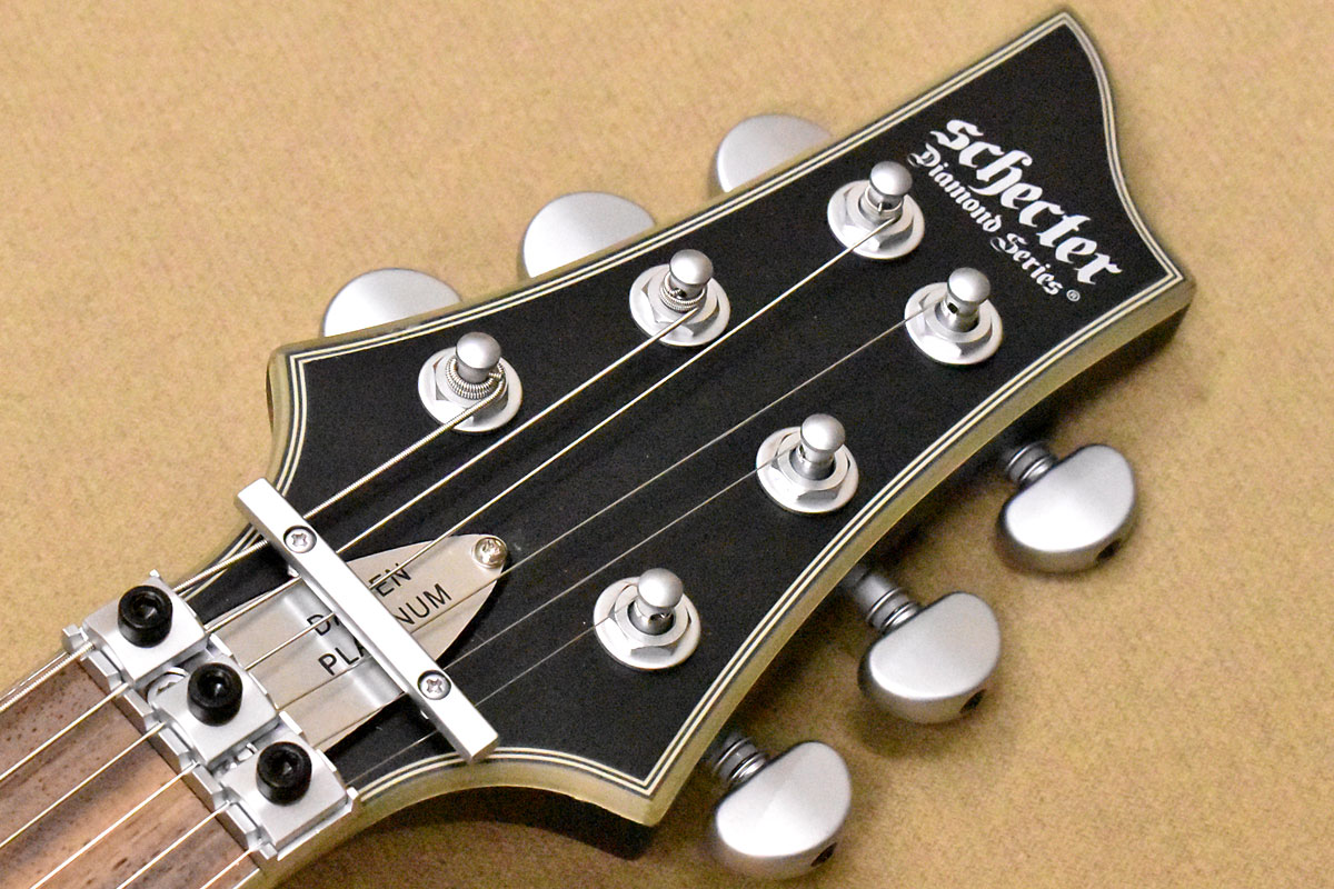 楽天市場】SCHECTER AD-DM-PTM-FR Damien Platinum-6FR SBK【スペア弦