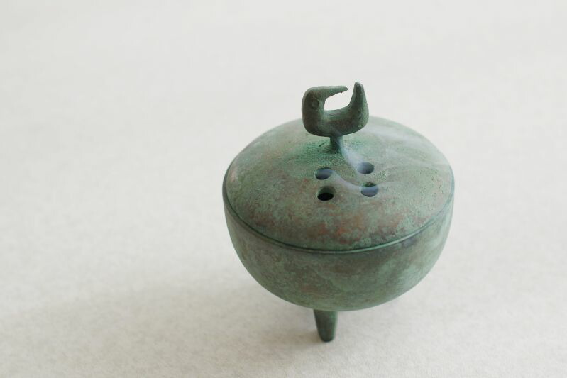 銅器 八宝瓢簞薫香炉 室内薫炉 香道具 装飾品 現代工芸品 置物 銅器