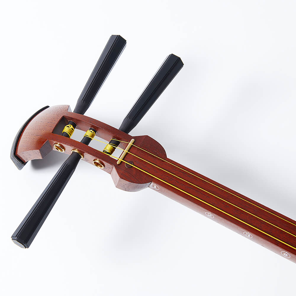 大阪唐木伝統工芸品 紅木 三味線 ケースつき 大阪唐木伝統工芸品 紅木