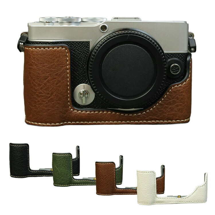 楽天市場】OLYMPUS PEN E-P7 ケース カメラケース PUレザーハーフ
