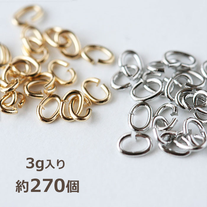 楽天市場】Cカン 0.5×2×3mm ゴールド ロジウム 3g 約270個 基礎金具