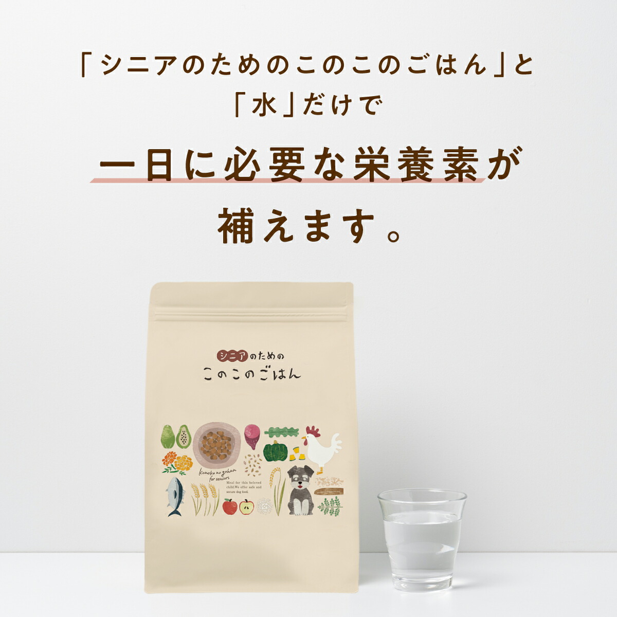 シニアのための このこのごはん 3袋セット 【公式通販】