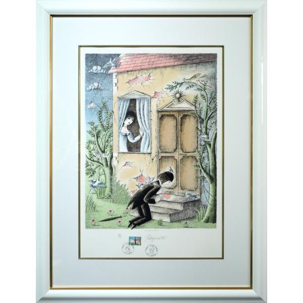 レイモンペイネ 『心を開いて』 リトグラフ 大型 版画 エディションNo