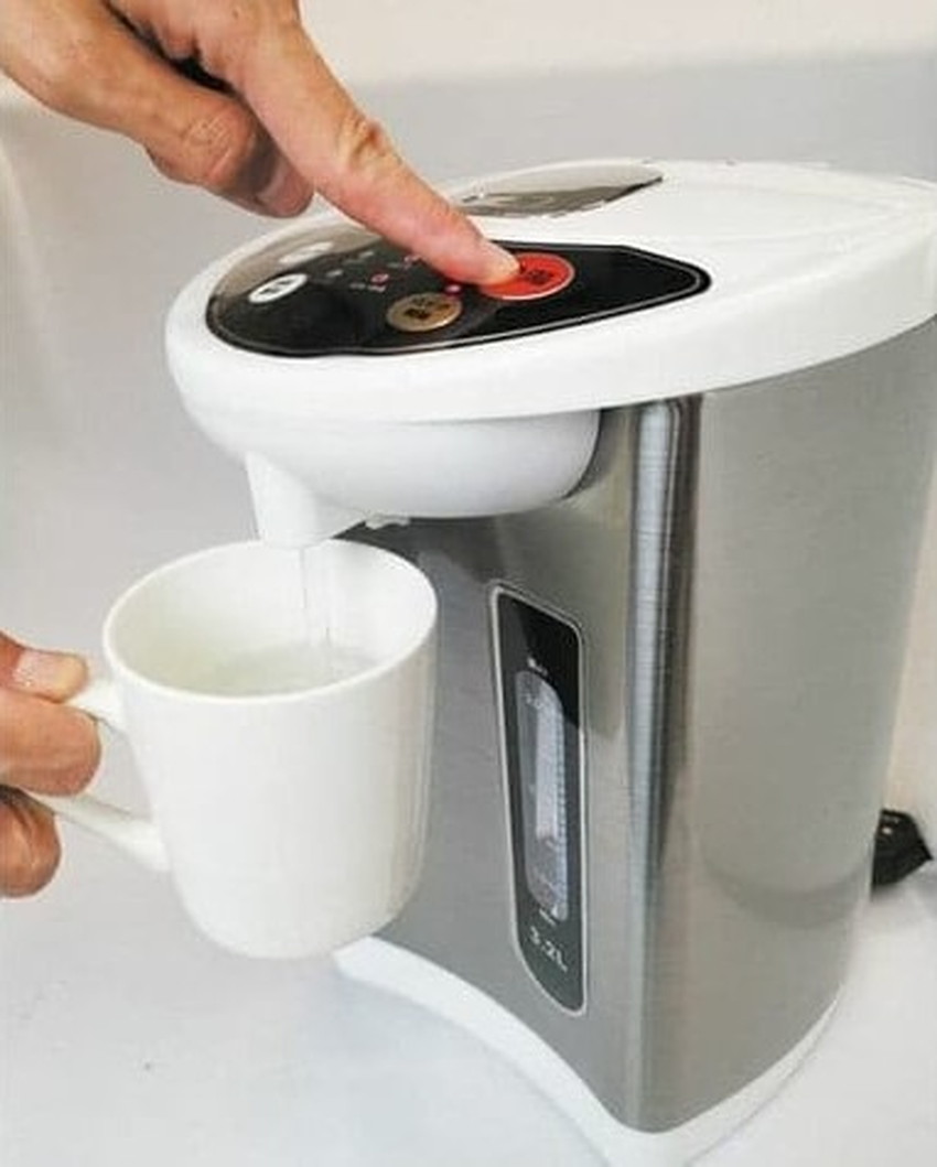 楽天市場】電気ポット 3.2L 3リットル 3.0L 大容量 保温 HKP-325 給湯