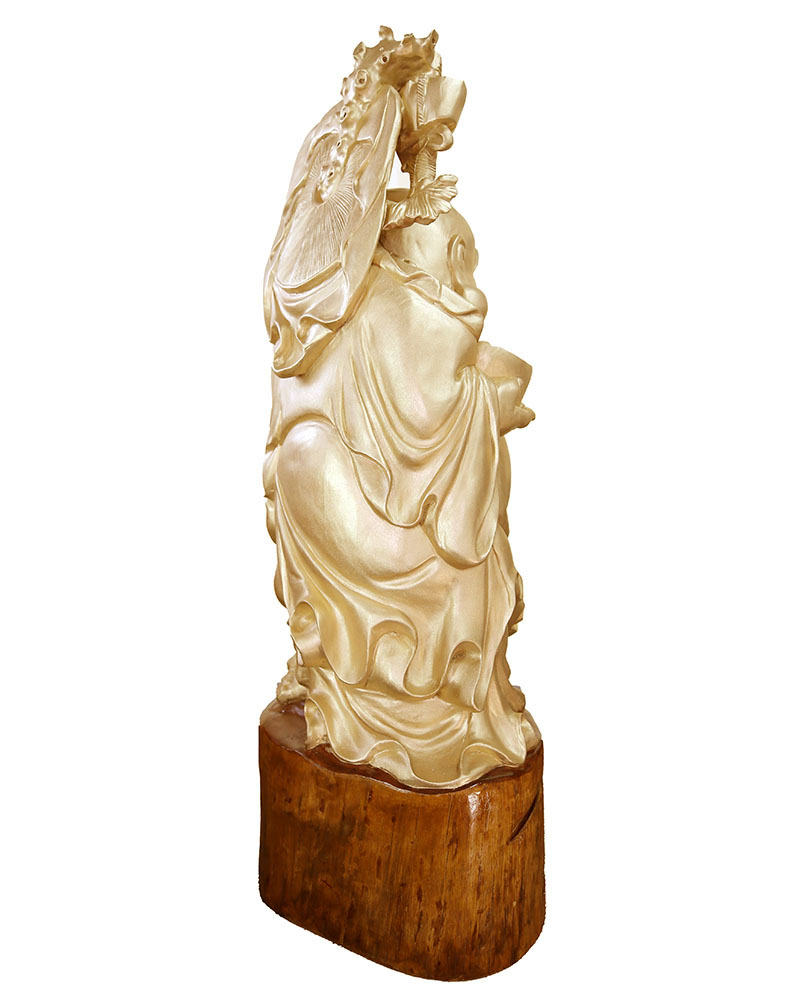 布袋さん 木彫 七福神 置物 アンティーク Amazon｜仏像 木彫り ミニ