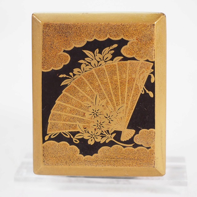佐藤製造】家型 御殿型 蒔絵 金蒔絵 漆塗 香箱 御香棚 香