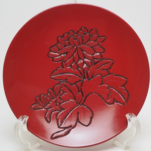 楽天市場】村上木彫堆朱 四季の草花文銘々皿 0174漆器 茶道具 茶道