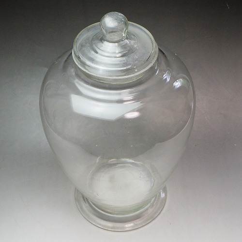 ガラス 容器 花器 古道具 アンティーク レトロ フラワーベース ガラス