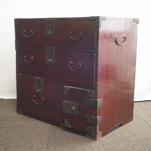 小箪笥 古箪笥 引出し収納箱 0271収納 書籍箱 木のもの 箪笥古道具