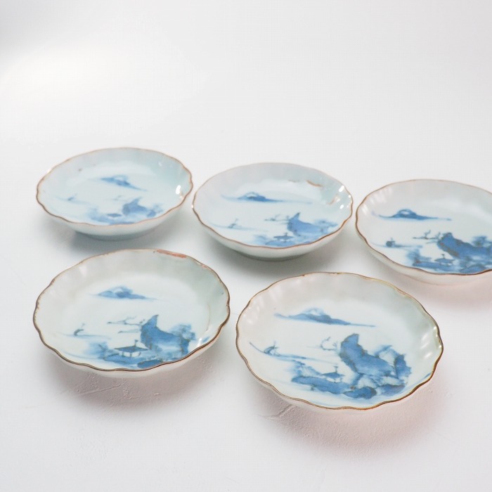 旧蔵西洋骨董陶磁器名作·美しい飾り大皿】在銘あり貴重アンティーク