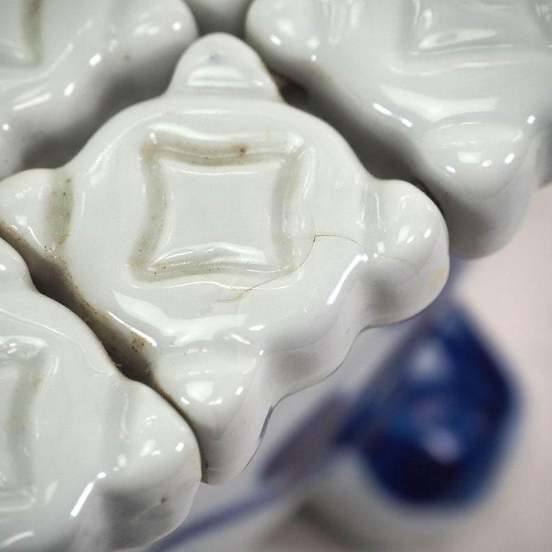 楽天市場】陶枕 陶器の枕 0054 伊万里 染付 枕 寝具 【中古】 骨董