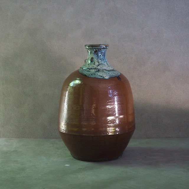 楽天市場】注口壺 水瓶 大徳利 水注 壺0242大正時代 銚子 酒器骨董