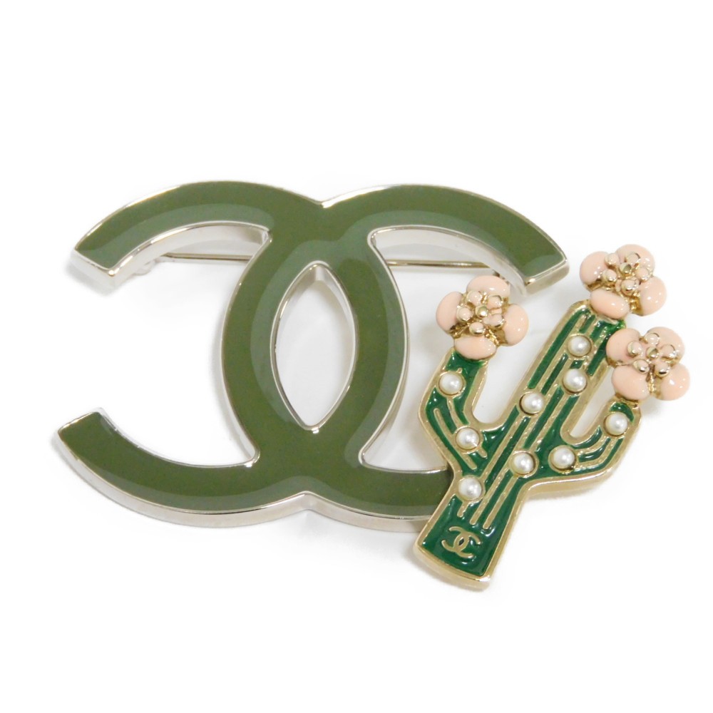 シャネルCHANEL ココマーク 亀 タートル ブローチ 01A