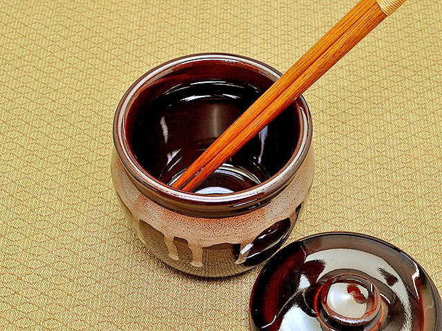 楽天市場】蓋付壺（大）250cc 直径9.5cm×高さ9.5cm つぼ 壷 フタ付き