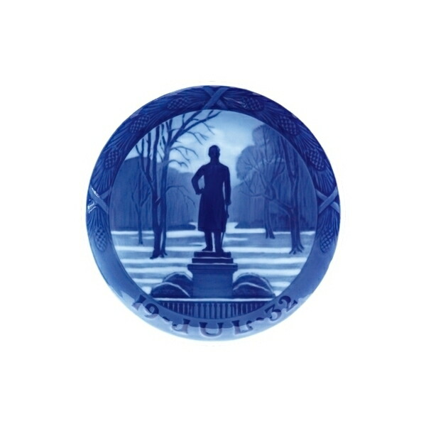 ロイヤルコペンハーゲン/イヤープレート【フレデリックVI世の像のある