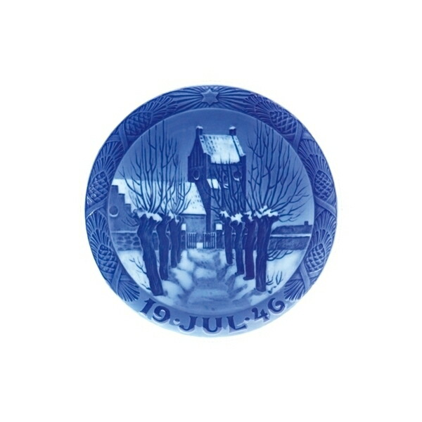 ビングオーグレンダール昭和21年クリスマスイヤープレート限定品1946