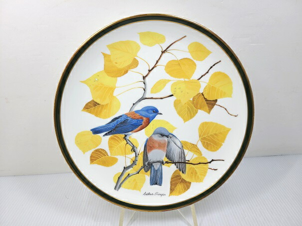 希少☆ウェッジウッド製 飾り皿鳴き鳥シリーズ 希少☆ウェッジウッド製
