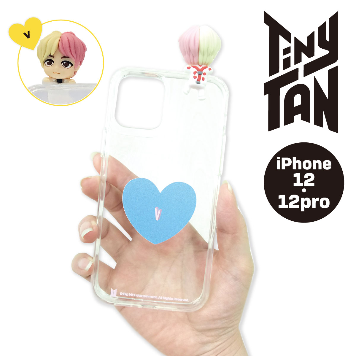 楽天市場】BTS 公式グッズ TinyTAN フィギュアクリア iPhone12 12Pro V
