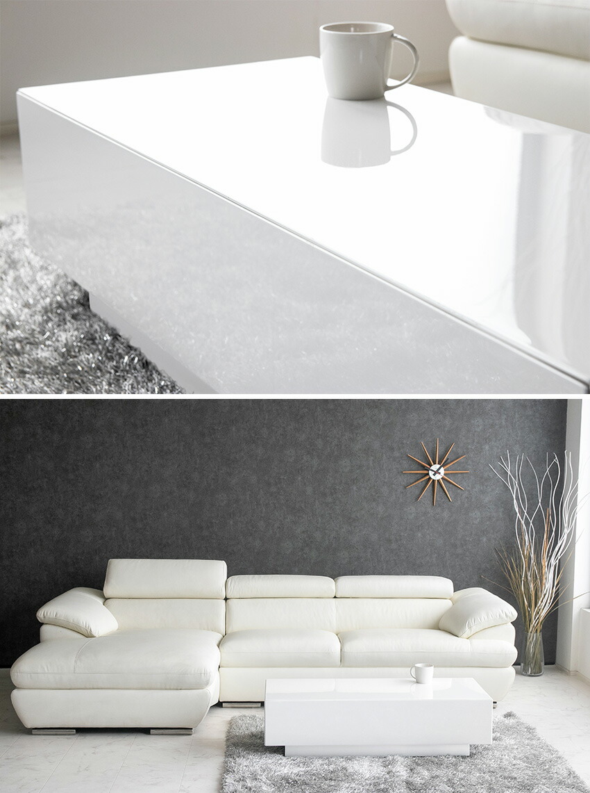 楽天市場】【送料無料】 センターテーブル 引き出し 収納付き 高級感